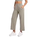 ODODOS Women's Modal Soft Wide Leg Pants with Pockets Adjustable Shockcord High Waist Casual Lounge Pants-27/29/31" Inseam