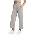 ODODOS Women's Modal Soft Wide Leg Pants with Pockets Adjustable Shockcord High Waist Casual Lounge Pants-27/29/31" Inseam