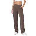 ODODOS Women's Modal Soft Wide Leg Pants with Pockets Adjustable Shockcord High Waist Casual Lounge Pants-27/29/31" Inseam