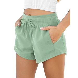 ODODOS Womens Sweat Shorts with Pockets Cotton