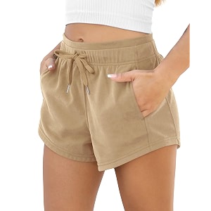 ODODOS Womens Sweat Shorts with Pockets Cotton