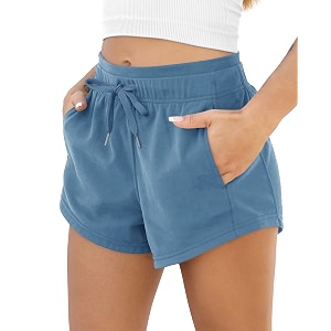 ODODOS Womens Sweat Shorts with Pockets Cotton