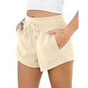 ODODOS Women39s Sweat Shorts with Pockets Cotton