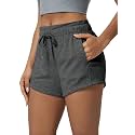 ODODOS Women39s Sweat Shorts with Pockets Cotton