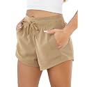 ODODOS Women39s Sweat Shorts with Pockets Cotton