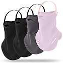 Odoland 2/4 Pack Ski Mask with Breathable Hole for Men Women, Balaclava Motorcycle Face Mask with Velcro for Riding Snowboard