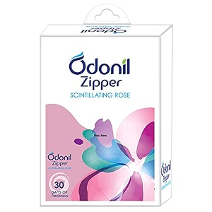 odonil bathroom air freshener zipper scintillating rose- 60gm 10gm6