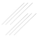 Oedema 6PCS Clear Rigid Tubing Plastic Test Round Tubes 0.24" OD, 0.15" ID