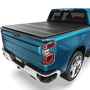 OEDRO Hard Quad-Fold Tonneau Cover Fit for