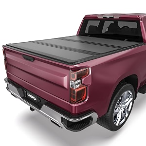 OEDRO Low-Profile Hard Tri-Fold Tonneau Cover for