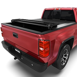 OEDRO Soft Quad-Fold Tonneau Cover for 2007-2013