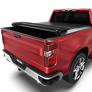 OEDRO Soft Quad-Fold Tonneau Cover for 2020-2026