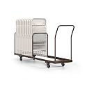 OEF Furnishings OEFDY-35 Folding Chair Dolly – Heavy-Duty Steel Cart (35-Chair Capacity, Vertical Stacking, Fits Most Standard Folding Chairs)