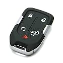 OEM Electronic 5-Button Smart Key Fob Remote Compatible with 2019-2022 Chevrolet Silverado & GMC Sierra (FCC ID: HYQ1EA, P/N: 13591396, 13529632, 13508398)