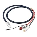 OFC Silver Plated Audio Phono Tonearm Cable Spade Plug with Shielding RCAA 5 pin DIN XLRR U with Ground Wire(3M)