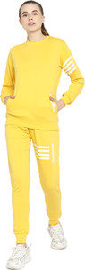 OFF LIMITS Solid Women Track Suit