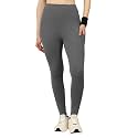 OFF LIMITS WOMEN 247 POCKET TIGHTS,GREY MEL,XS