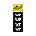 Off Road Diesel Sticker - Tractors, Construction, Agriculture, and Heavy Equipment - Weather Proof, Extreme Stick, Commercial Grade Labels by Fuel Stickers - USA Made (2x1 inch), 4 Labels