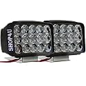 Off-Road Fog Lamp ? Waterproof 12V 15 LED Bar Light for Motorcycles &amp; Scooters (Set of 2, White)