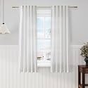 Off White Linen Curtains 63 inches Long