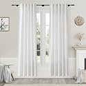 Off White Linen Curtains 80 inches Long