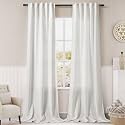 Off White Linen Curtains 84 inches Long