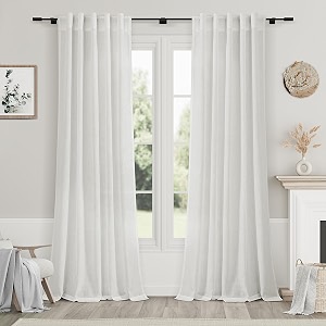 Off White Linen Curtains 90 Inches Long