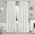 Off White Linen Curtains 92 inches Long
