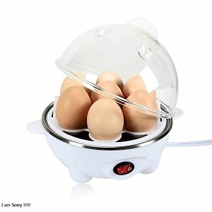 offenberg plastic egg boiler electric automatic off 7 egg poacher for steamingcooking also boilingampfrying multi colour350 watts25 milliliter