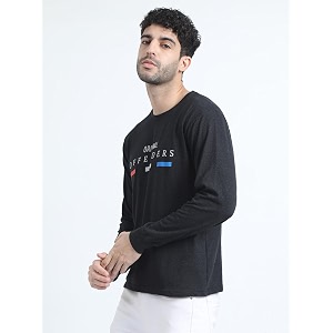 OFFENDERS Mens Exclusive Graphic Printed Round Neck