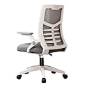 Office Chair Executive Office Chair with Adjustable Armrest, Ergonomic Swivel Office Chair for Home, High Back Mesh Desk Chair Cadeira Gaming (Grey)