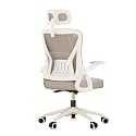 office chair high back desk chair with adjustable flip-up armrests and headrests, ergonomic mesh chair for office, swivel chair for computer gaming for hombr