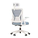 office chair high back desk chair with adjustable flip-up armrests and headrests, ergonomic mesh chair for office, swivel chair for computer gaming for hombr