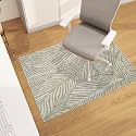Office Chair Mat for Hardwood Floor, 48"x36" Easy Glide Computer Desk Mat Protector for Rolling Chair Under Desk Rug Nonslip Backing, Machine Wash (Modern)