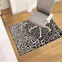 Office Chair Mat for Hardwood Floor, 48"x36" Easy Glide Computer Desk Mat Protector for Rolling Chair Under Desk Rug Nonslip Backing, Machine Wash, (Modern)