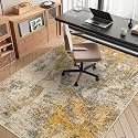 Office Chair Mat for Hardwood Floor, 60"x45" Easy Glide Computer Chair Mat Protector for Rolling Chair Under Desk Rug Nonslip Backing, Machine Wash