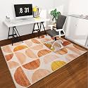 Office Chair Mat for Hardwood Floor, 72"x48" Easy Glide Computer Desk Mat Protector for Rolling Chair Under Desk Rug Nonslip Backing, Machine Wash, (Modern)