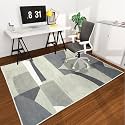 Office Chair Mat for Hardwood Floor, 72"x48" Easy Glide Computer Desk Mat Protector for Rolling Chair Under Desk Rug Nonslip Backing, Machine Wash, (Modern)