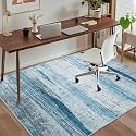 Office Chair Mat for Hardwood Floor, 72"x48" Easy Glide Computer Chair Mat Protector for Rolling Chair Under Desk Rug Nonslip Backing, Machine Wash