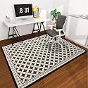 Office Chair Mat for Hardwood Floor, 72"x48" Easy Glide Computer Desk Mat Protector for Rolling Chair Under Desk Rug Nonslip Backing, Machine Wash, (Modern)