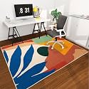 Office Chair Mat for Hardwood Floor, 72"x48" Easy Glide Computer Desk Mat Protector for Rolling Chair Under Desk Rug Nonslip Backing, Machine Wash, (Modern)