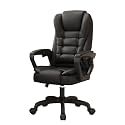 office chair Office Chair PU Leather Desk Chair for Adults Executive Office Chair with High Back and Lumbar Support Flip Armrest Adjustable Swivel Task Chair