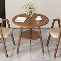 Office Reception Desk and Chair Set, Small Dining Table with Chairs, Business Coffee Leisure Table and Chair Set for Lounge, Living Room, Kitchen, Cafe, Small Spaces