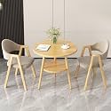 Office Reception Desk and Chair Set, Small Dining Table with Chairs, Business Coffee Leisure Table and Chair Set for Lounge, Living Room, Kitchen, Cafe, Small Spaces