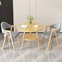 Office Reception Desk and Chair Set, Small Dining Table with Chairs, Business Coffee Leisure Table and Chair Set for Lounge, Living Room, Kitchen, Cafe, Small Spaces