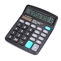 Office Supplies, Solar Calculator, Power Supply, 12 Bit Large Display Screen, Accounting Computer, Cross-Border