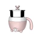 Office Worker Simple Portable Electric Steamer Steamer Pan Frying Pan Steak Thickening Electric Wok Small Infant(E)