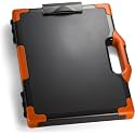 Officemate Carryall Clipboard Storage Box, Letter/Legal Size, Black and Orange (83326) (Pack of 6)
