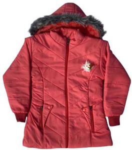 official club full sleeve solid girls jacket