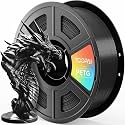 Official CREALITY PETG Filament, 3D Printer Filament Black, 1.75mm 1kg (Pack of 12)